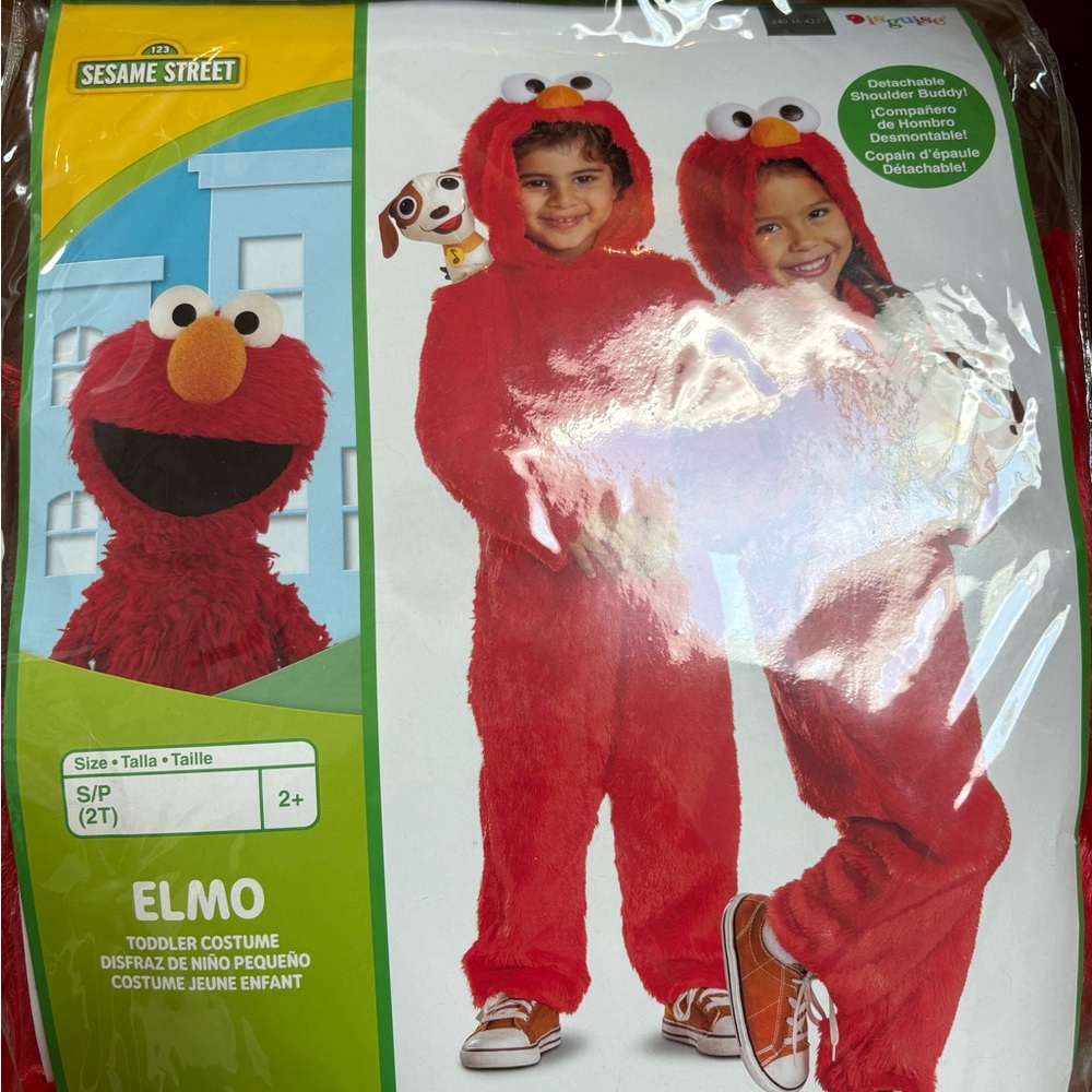 Sesame Street Elmo Costume 2T
